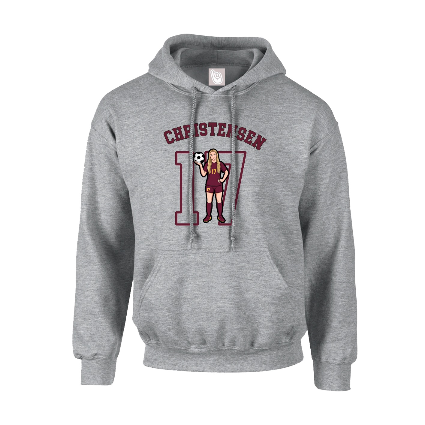 Hoodie — Shirsey Arch in Grey