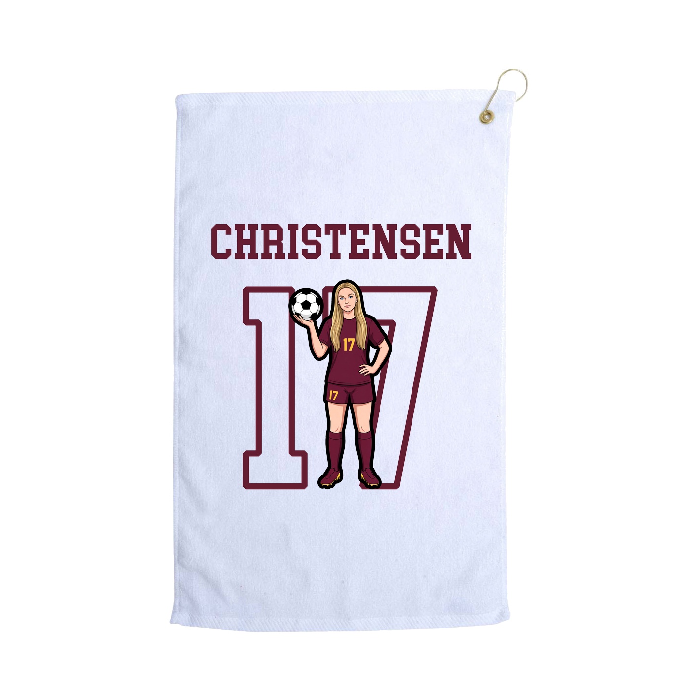 Golf Towel — Shirsey in White