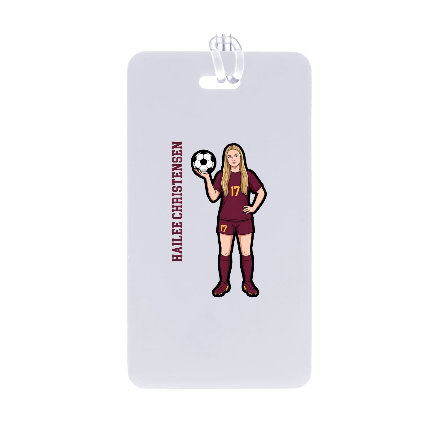Bag Tag — Name Vertical in Classic