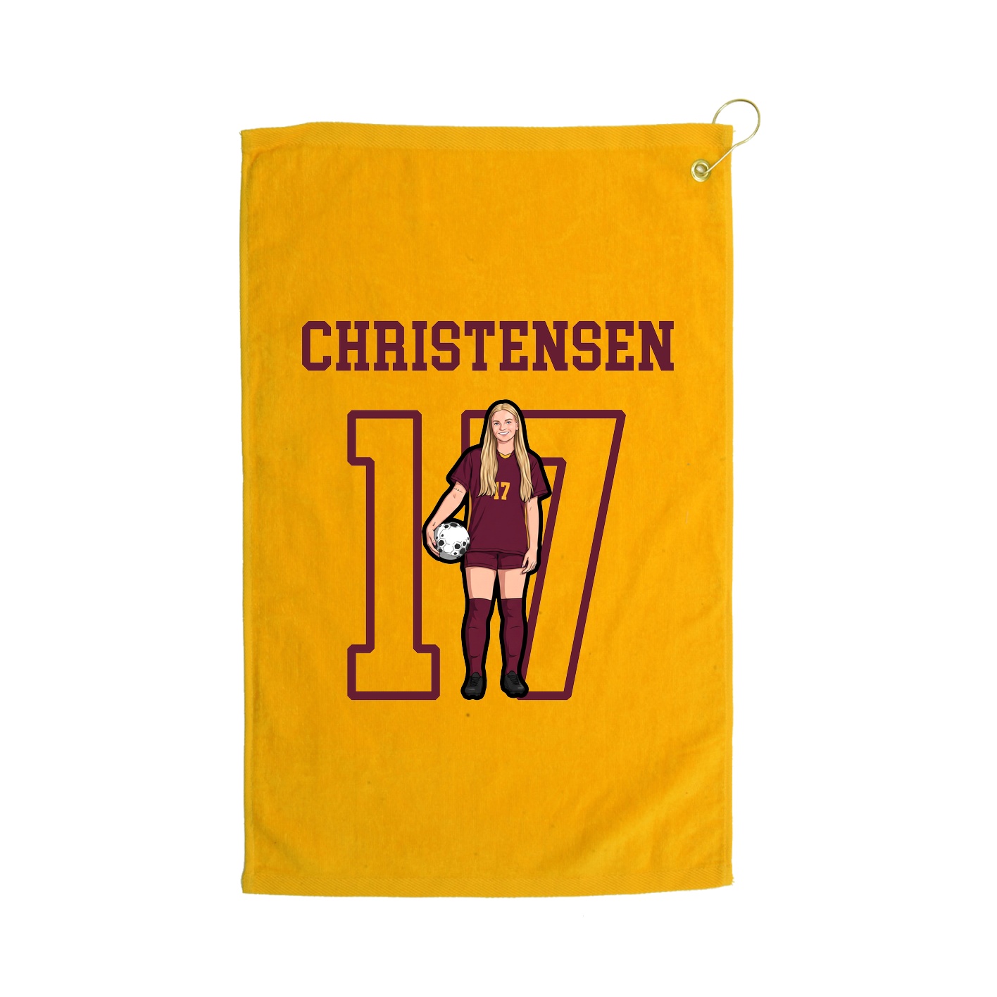 Golf Towel — Shirsey in Gold