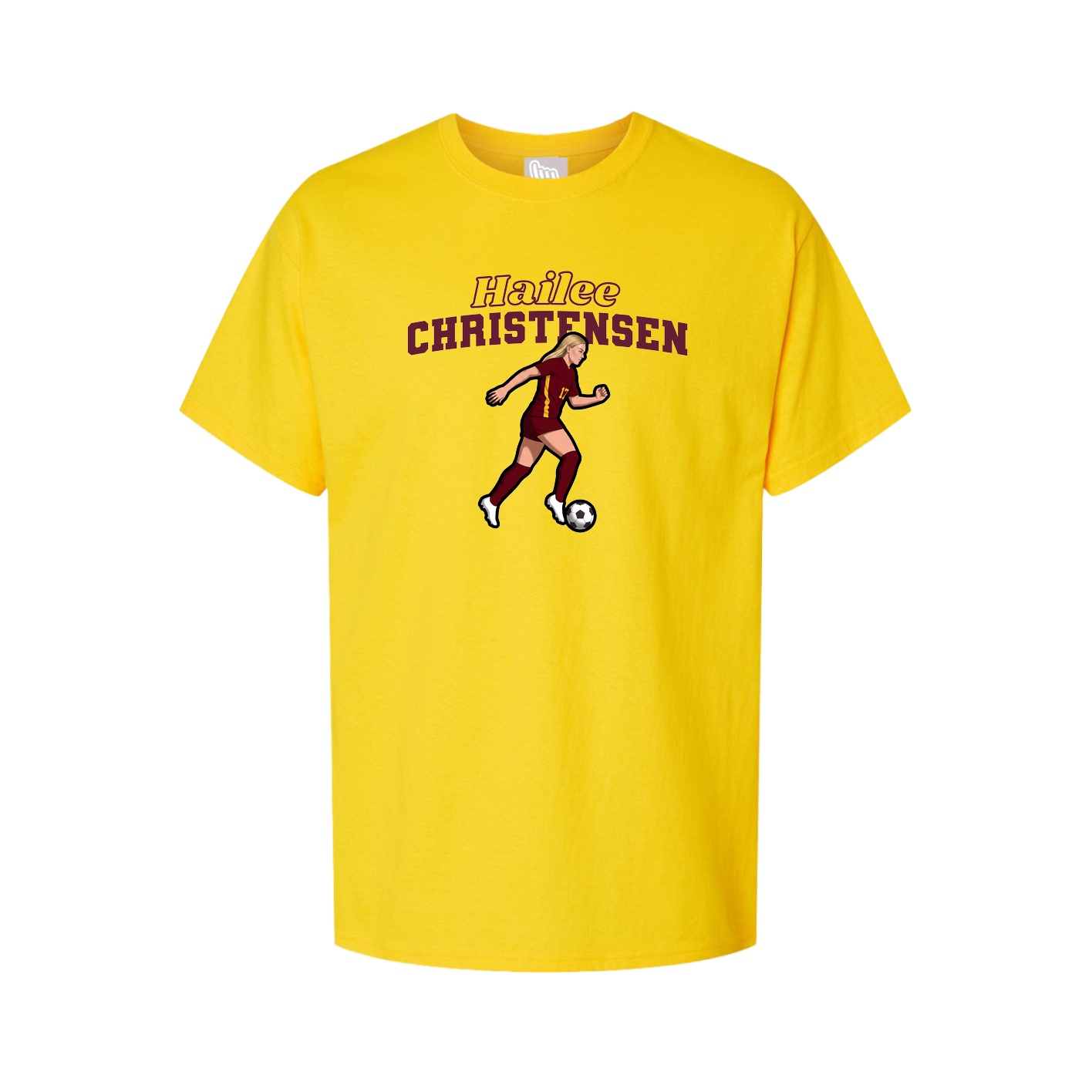 Tee — Name Arch in Gold