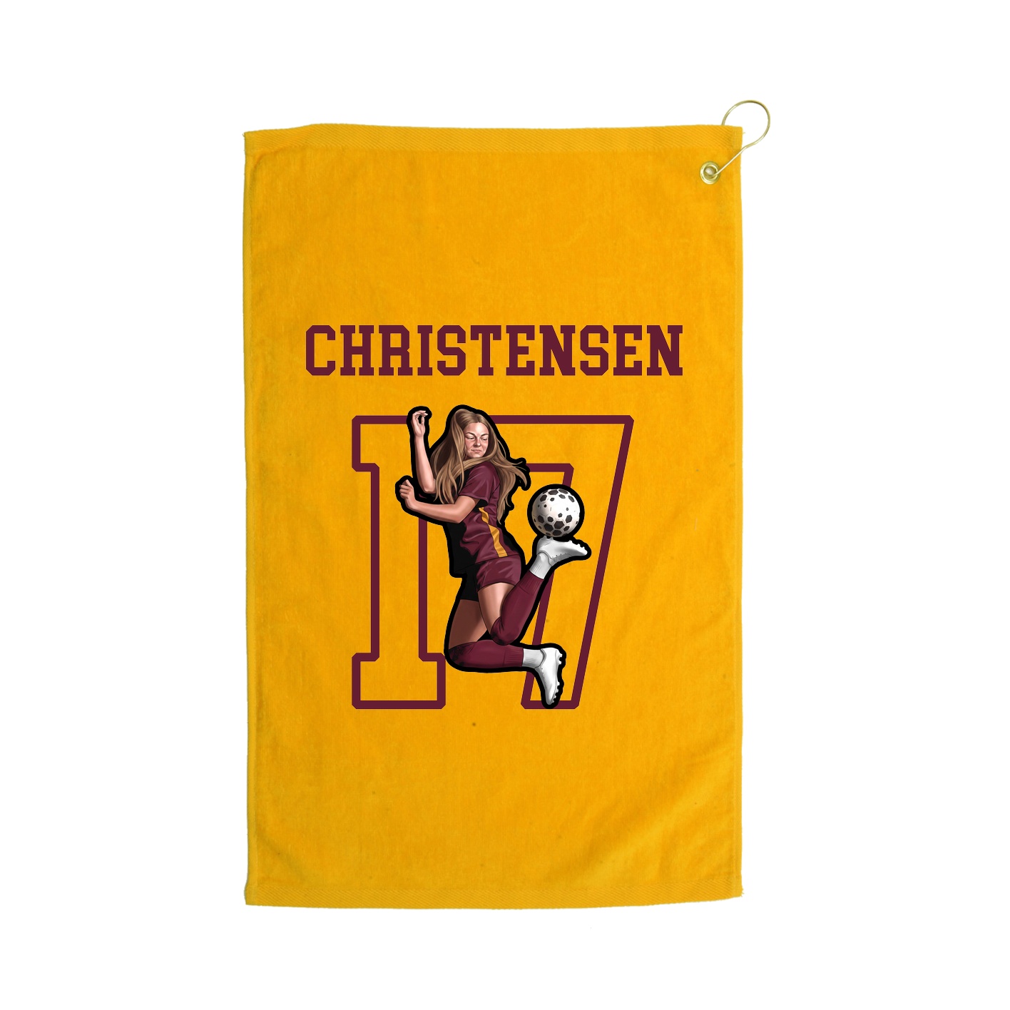 Golf Towel — Shirsey in Gold