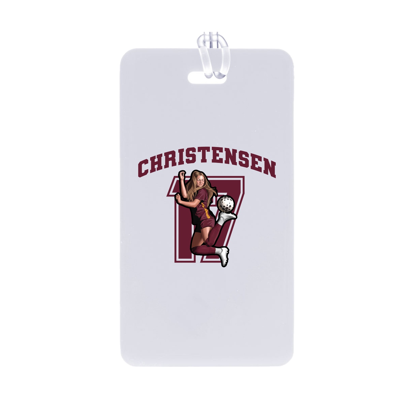 Bag Tag — Number in Classic
