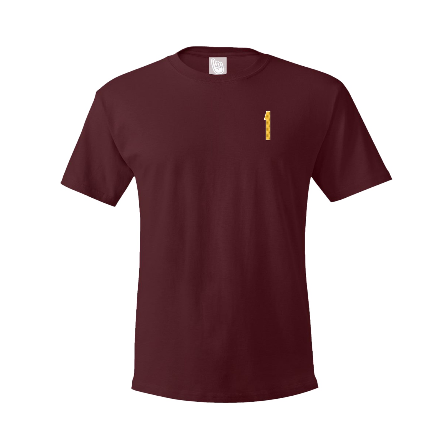 Youth Tee — Front Shirsy in Maroon