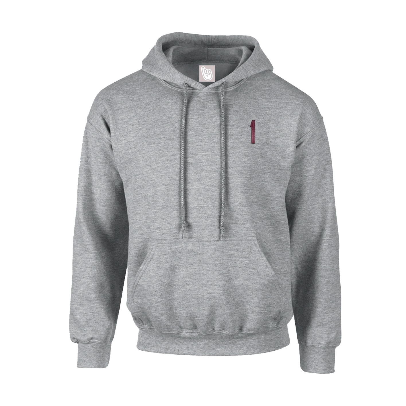 Youth Hoodie — Front Shirsy in Grey