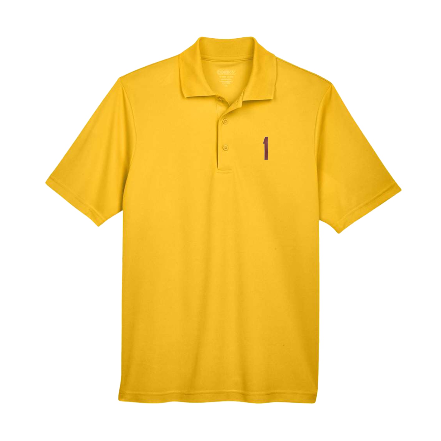 Performance Polo — Front Shirsy in Gold