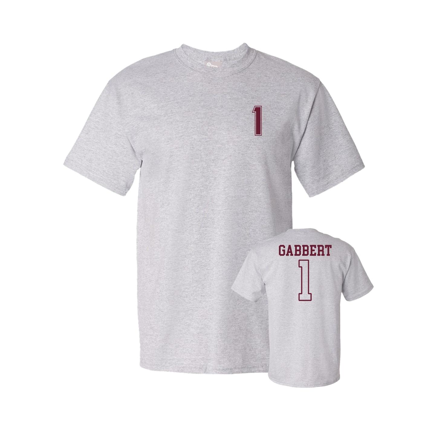 Youth Tee — Chest Back in Grey