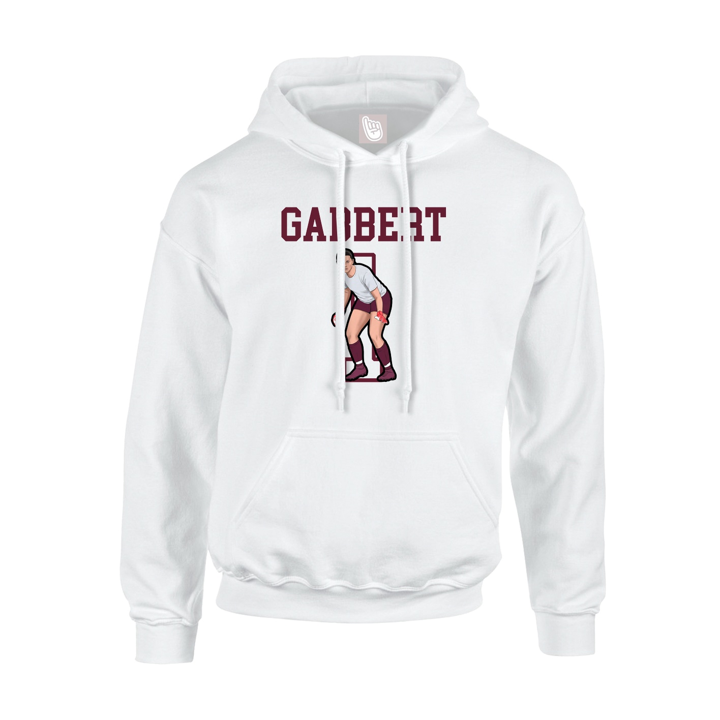 Hoodie — Shirsey in White