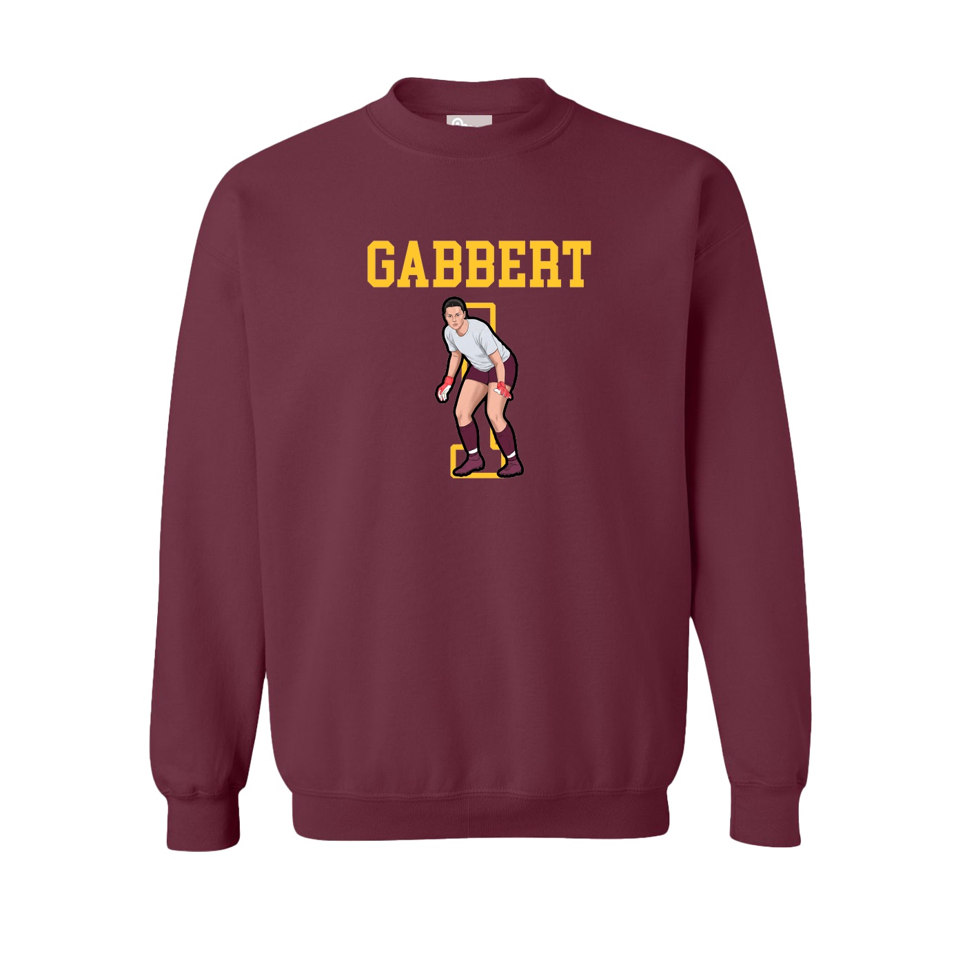 Fleece Crew — Shirsey in Maroon