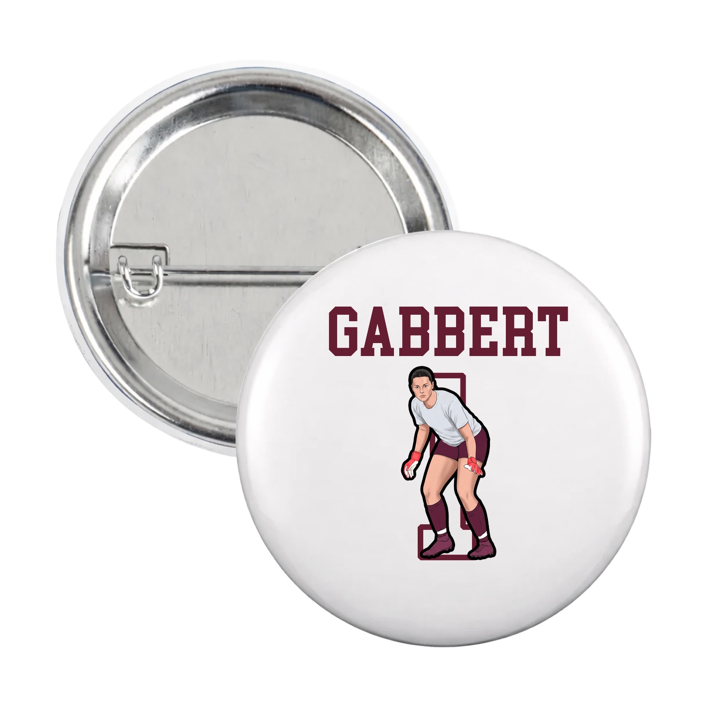 Game Day Button — Shirsey in White