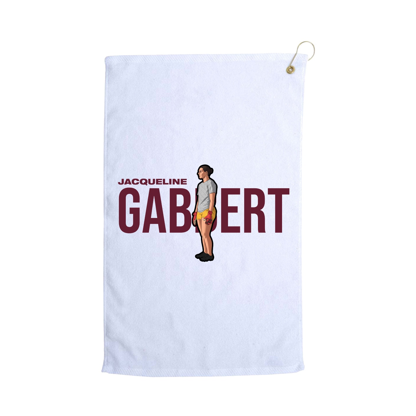 Golf Towel — Player Name in White