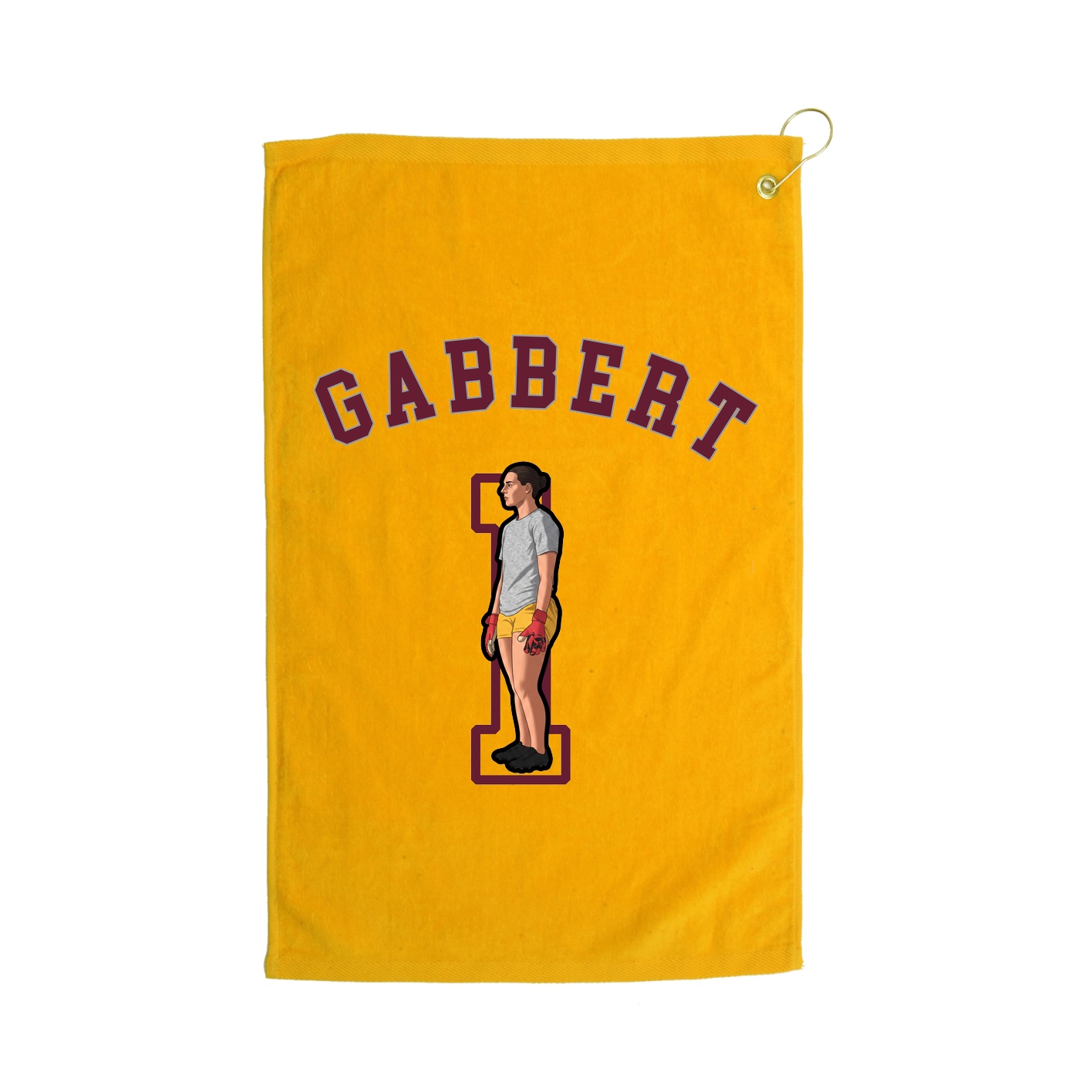 Golf Towel — Shirsey Arch in Gold