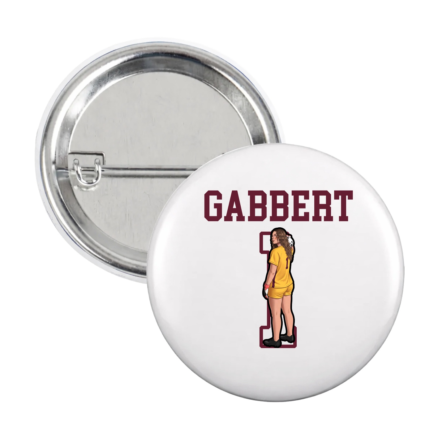 Game Day Button — Shirsey in White