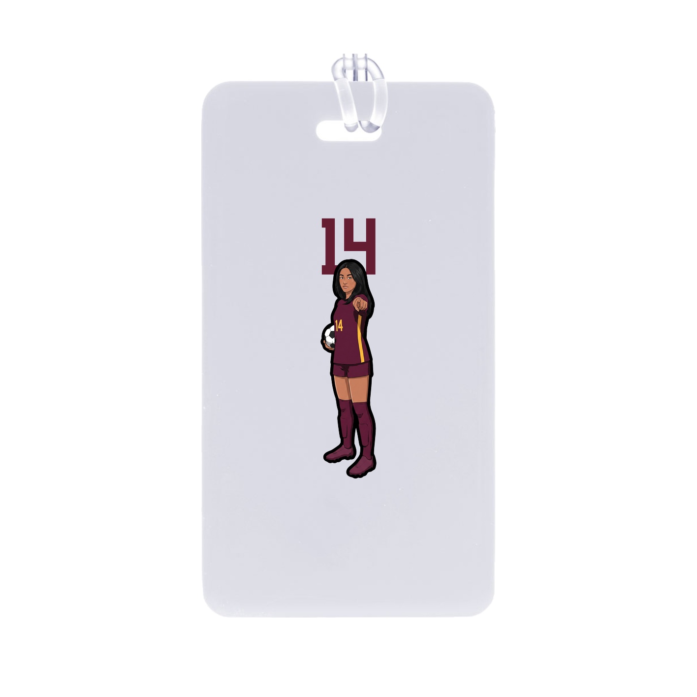 Bag Tag — Number Top in Classic