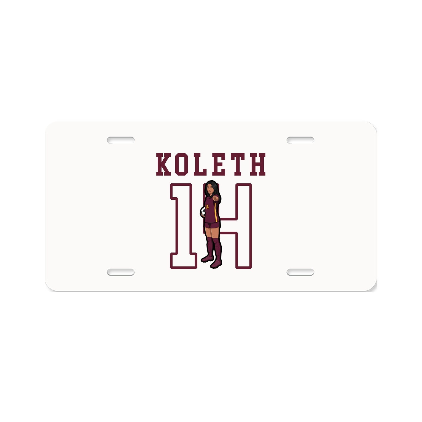 License Plate — Shirsey in Classic