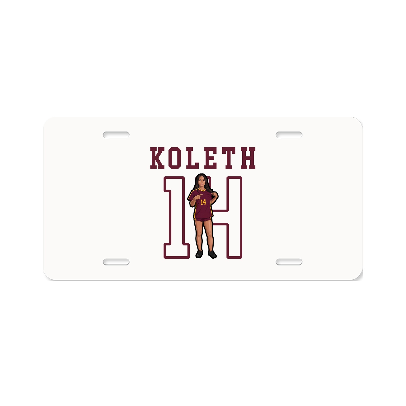 License Plate — Shirsey in Classic