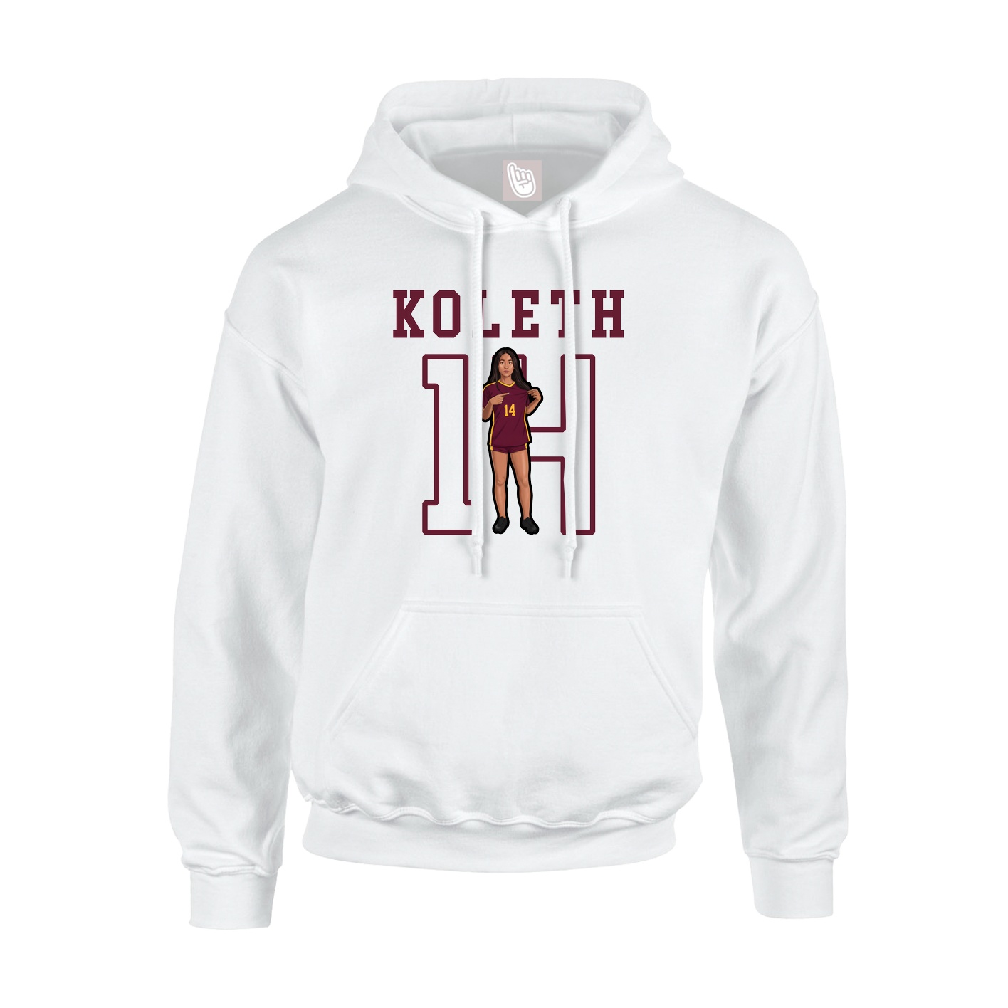 Youth Hoodie — Shirsey in White