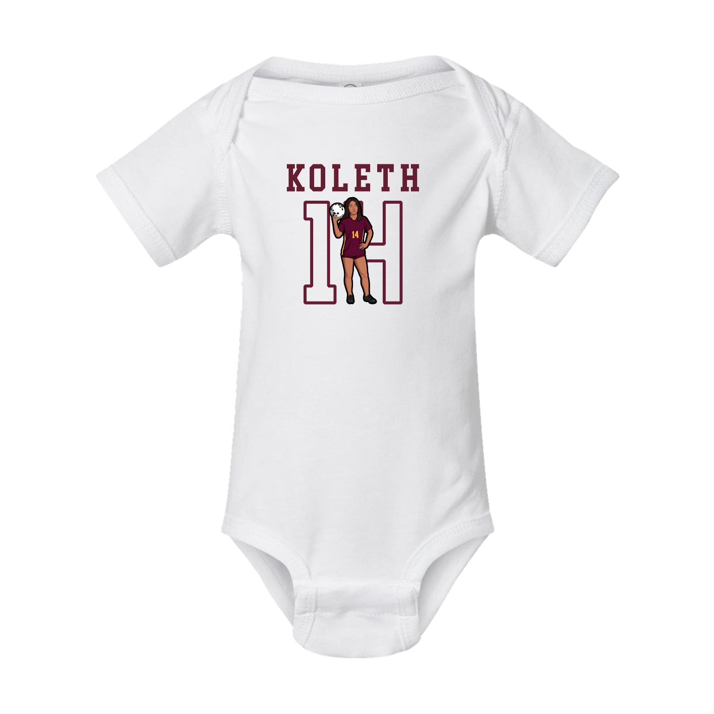Baby Onesie — Shirsey in White