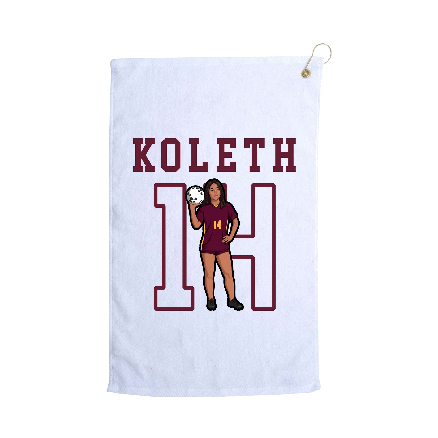 Golf Towel — Shirsey in White