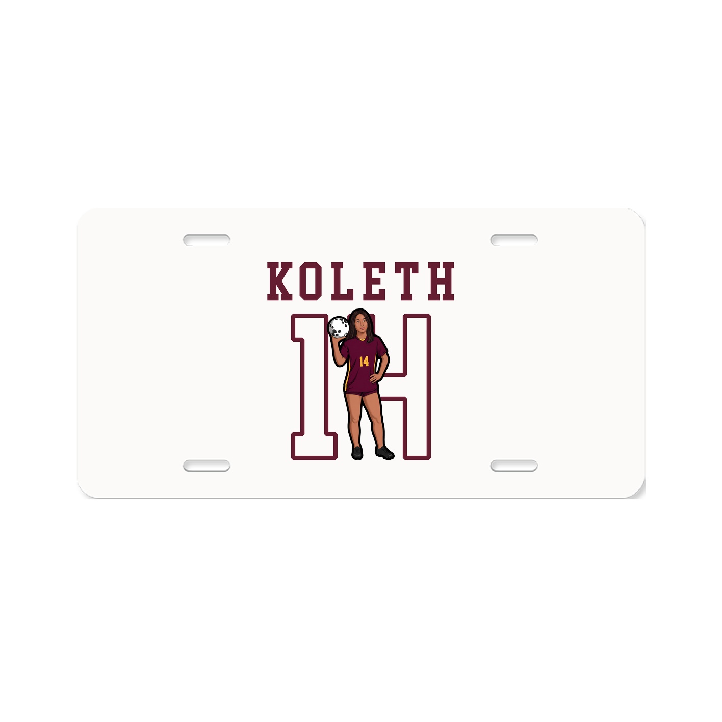 License Plate — Shirsey in Classic