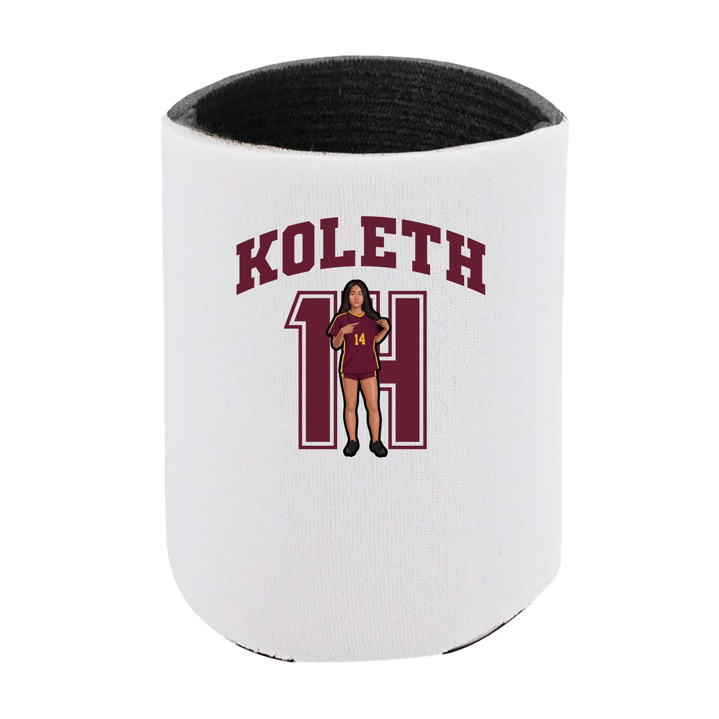 Can Holder — Number in White