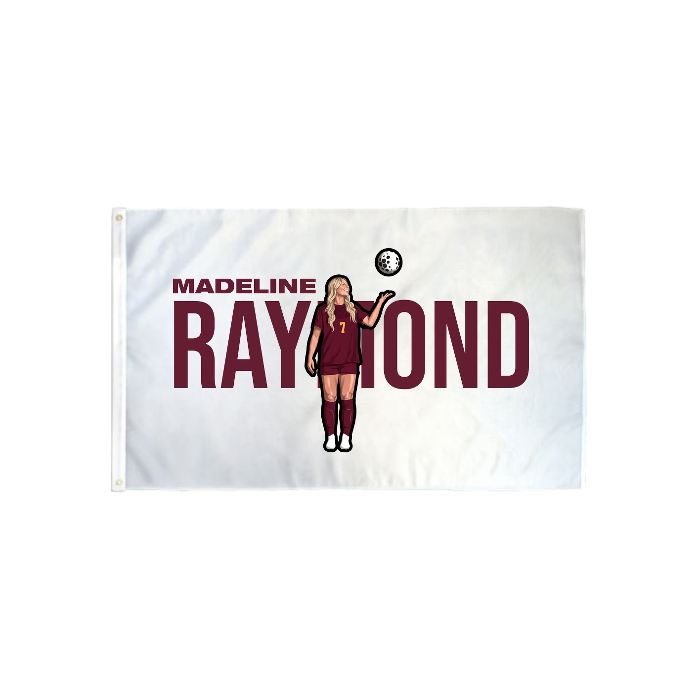 3x5 Flag — Player Name in Classic
