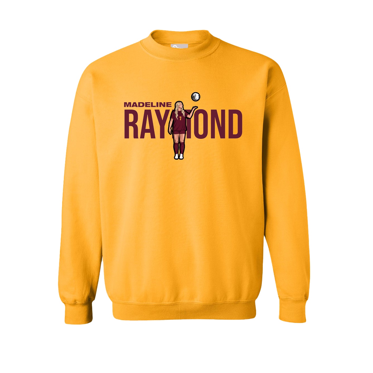 Fleece Crew — Player Name in Gold