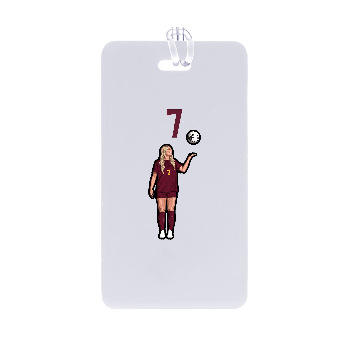 Bag Tag — Number Top in Classic
