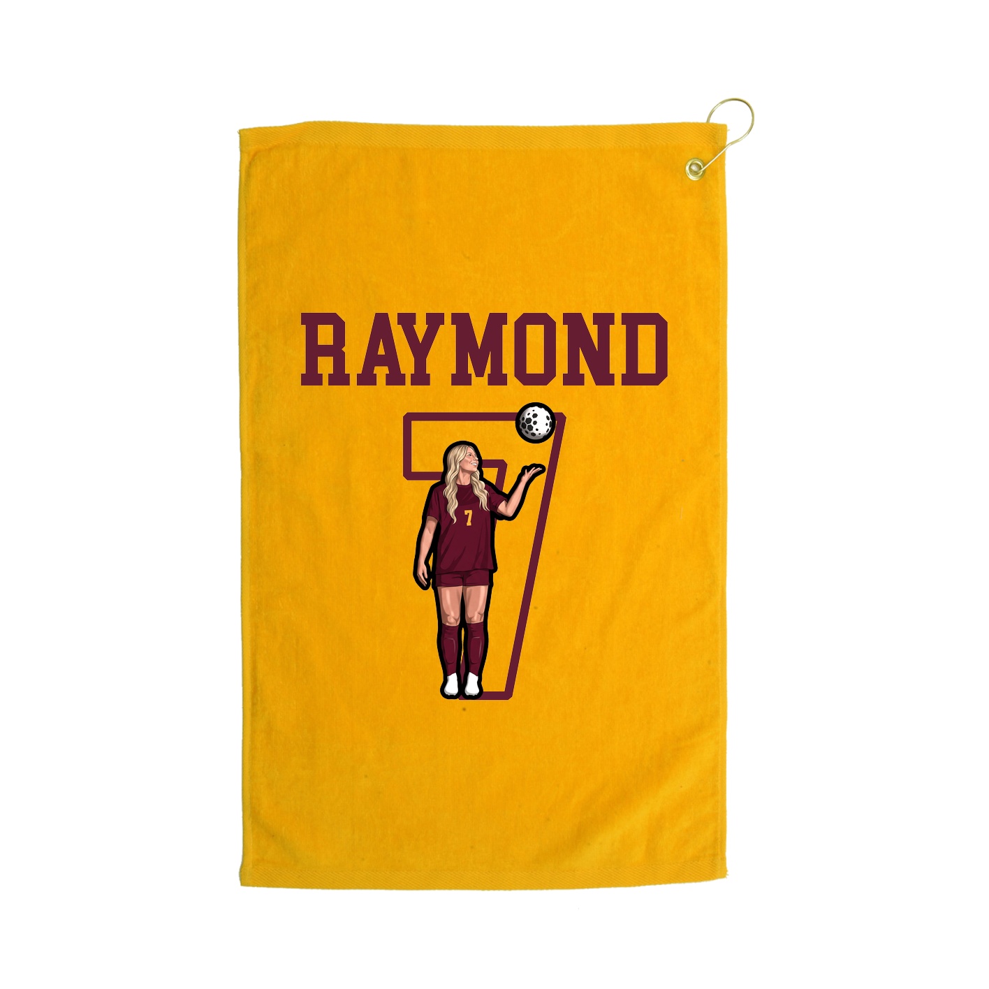 Golf Towel — Shirsey in Gold