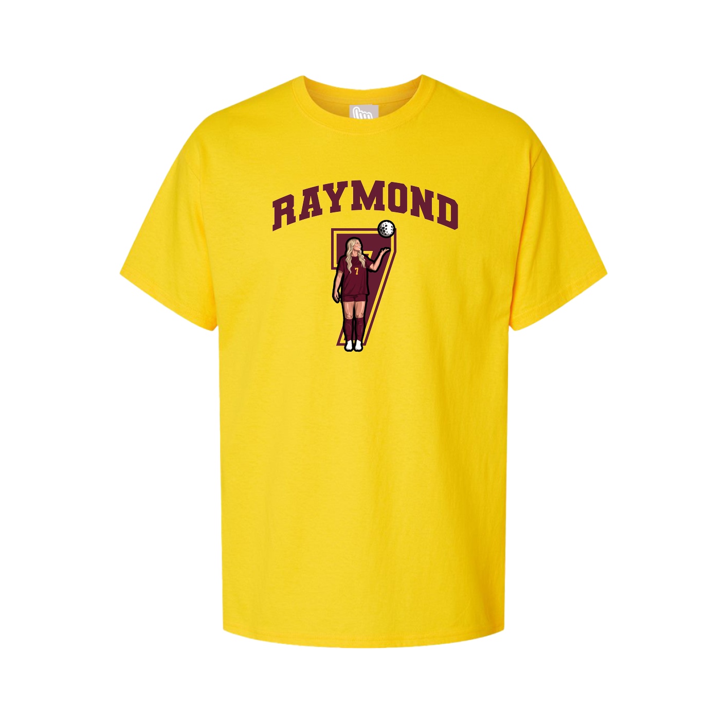 Youth Tee — Number in Gold