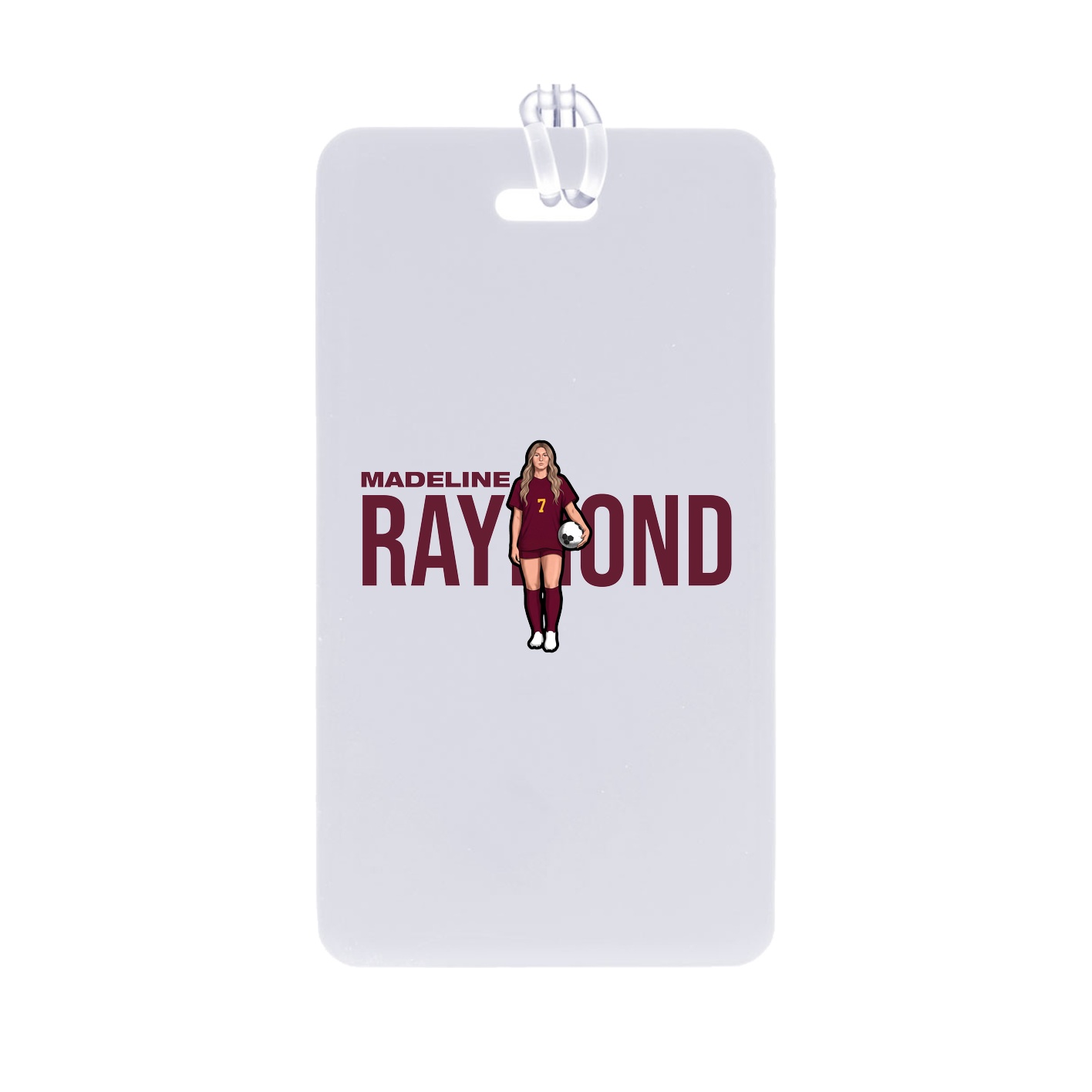 Bag Tag — Player Name in Classic