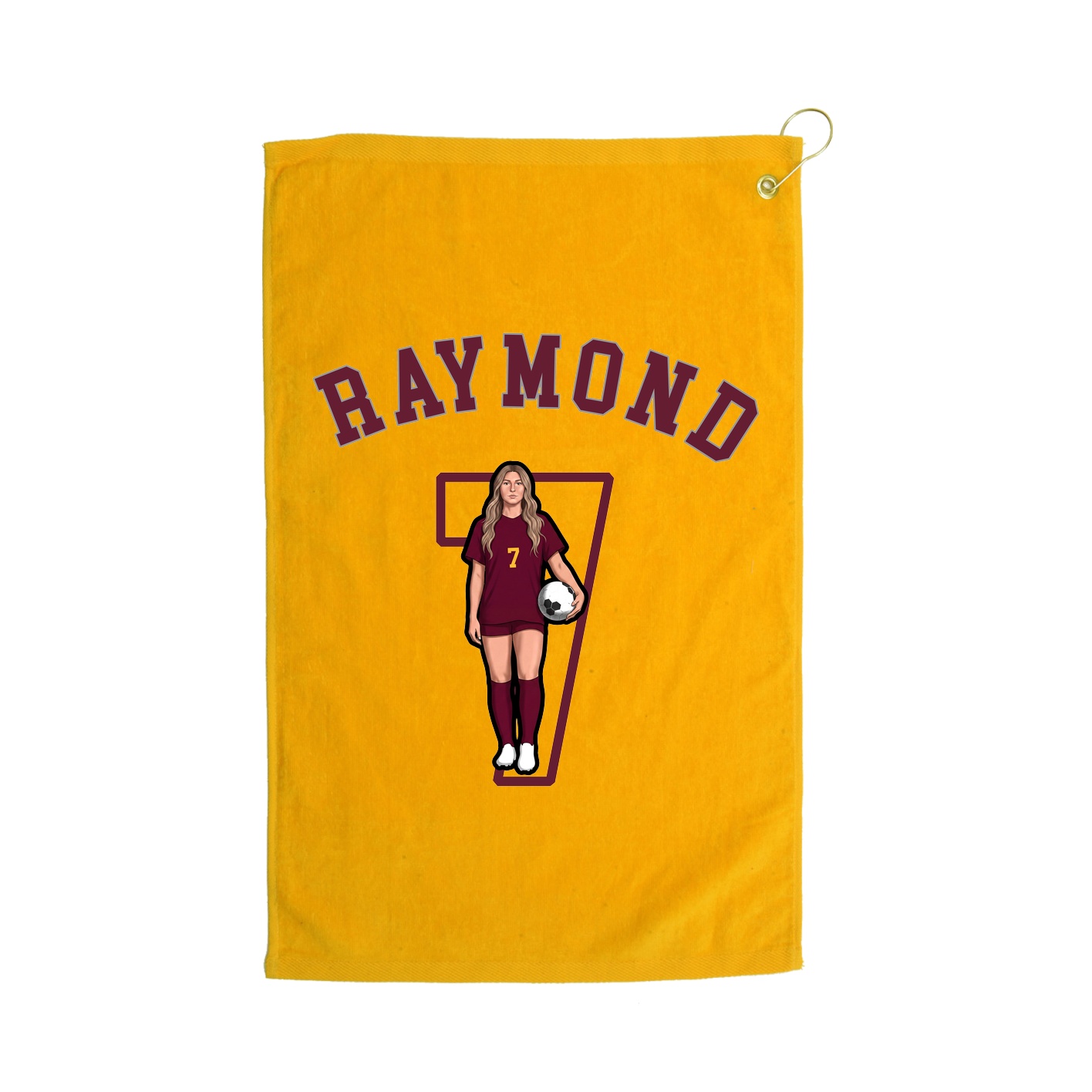 Golf Towel — Shirsey Arch in Gold