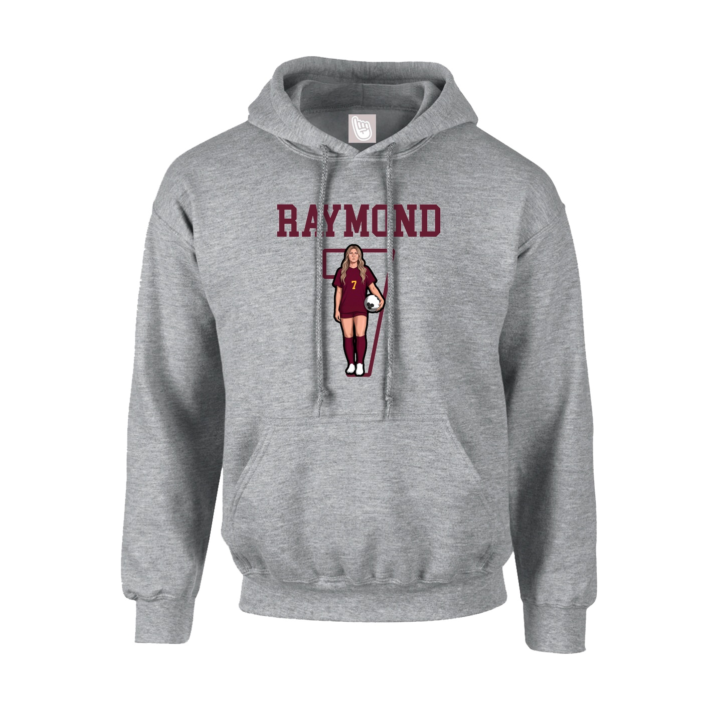 Hoodie — Shirsey in Grey