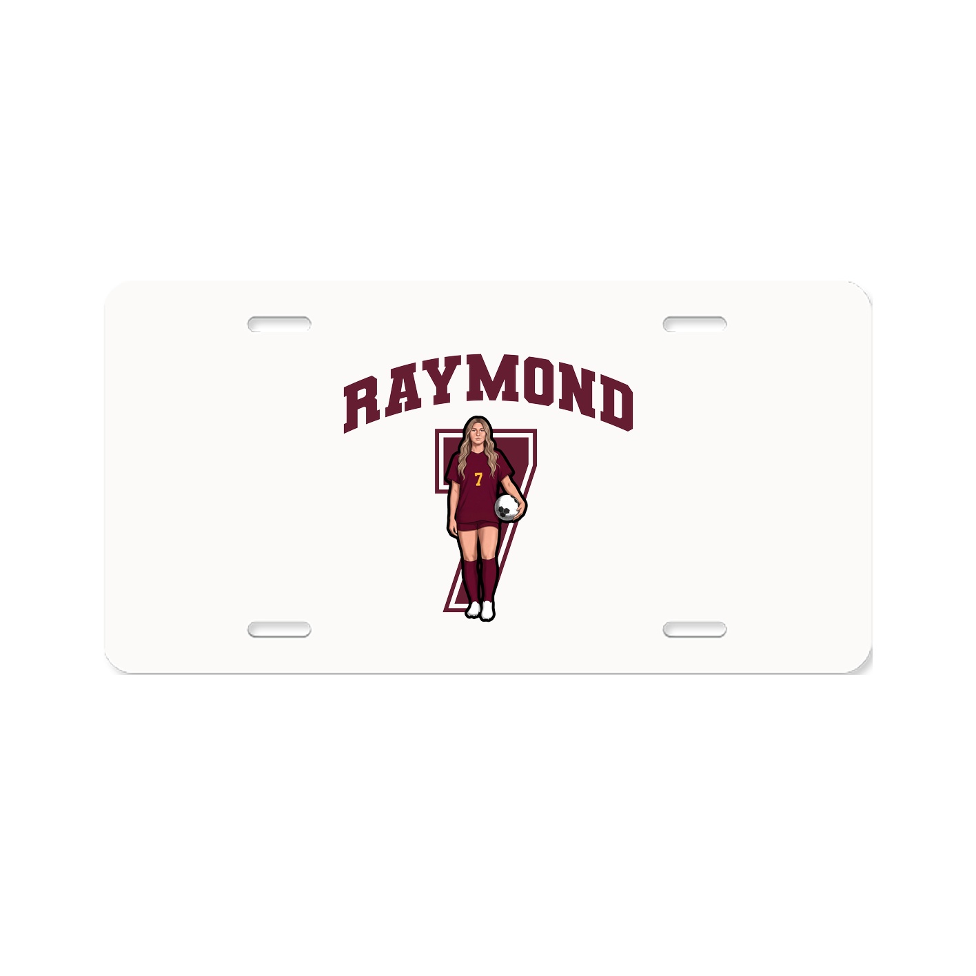 License Plate — Number in Classic