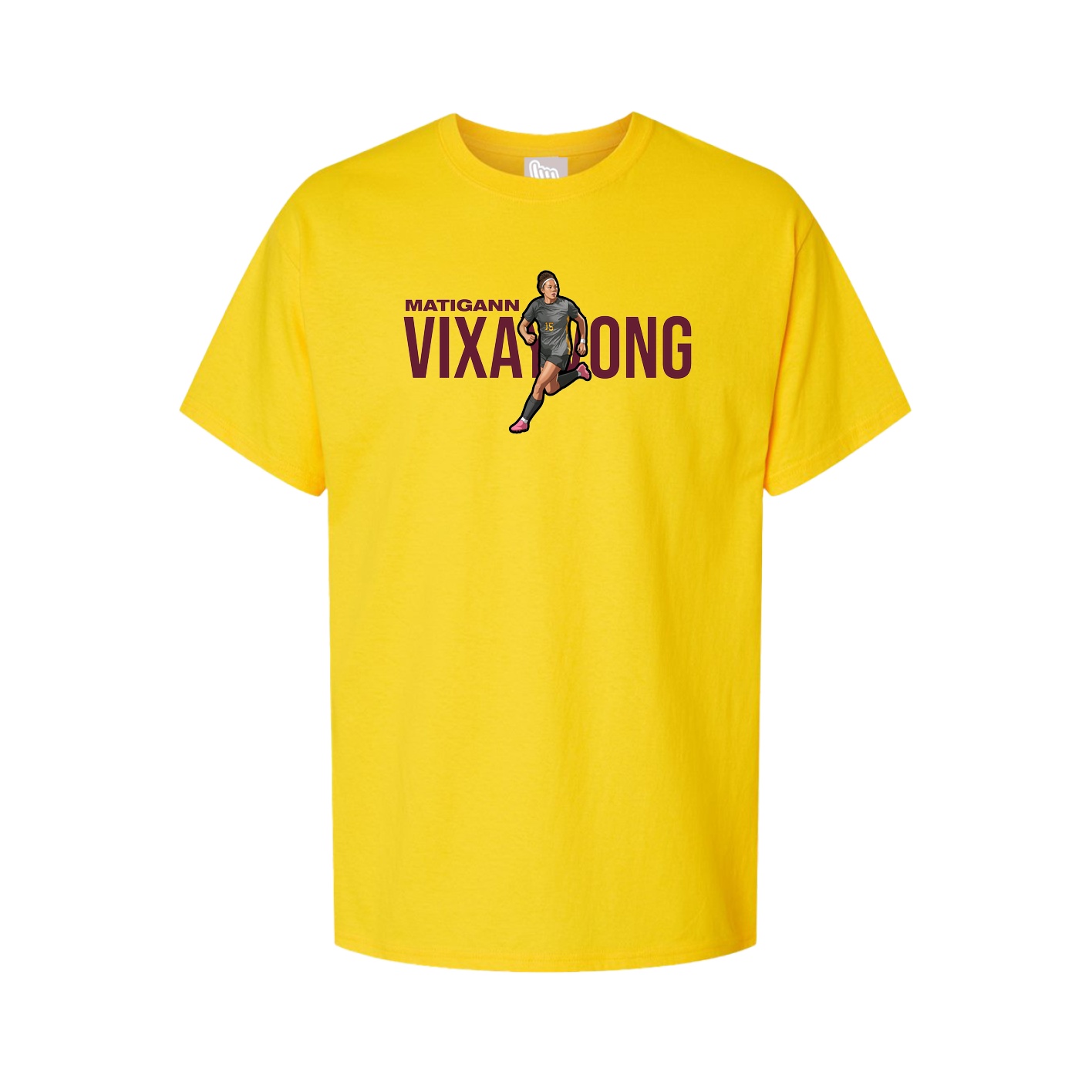 Youth Tee — Player Name in Gold