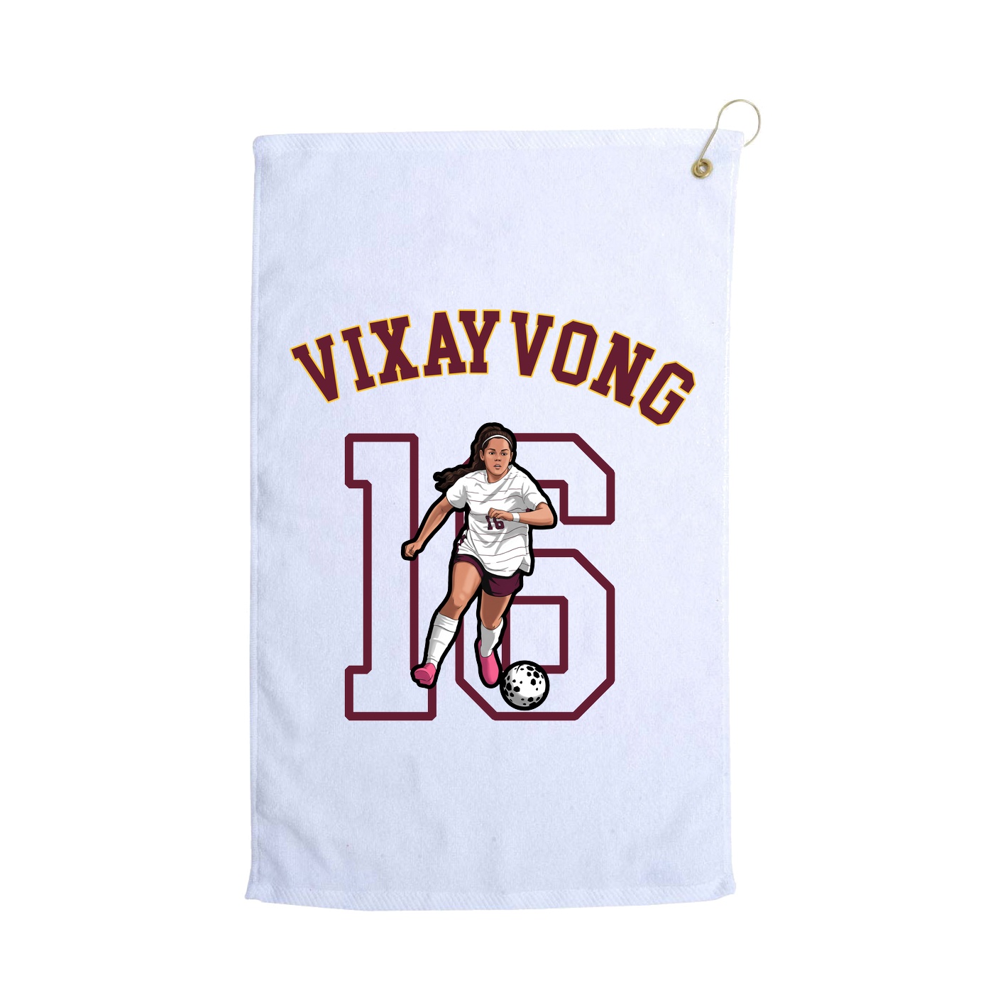Golf Towel — Shirsey Arch in White