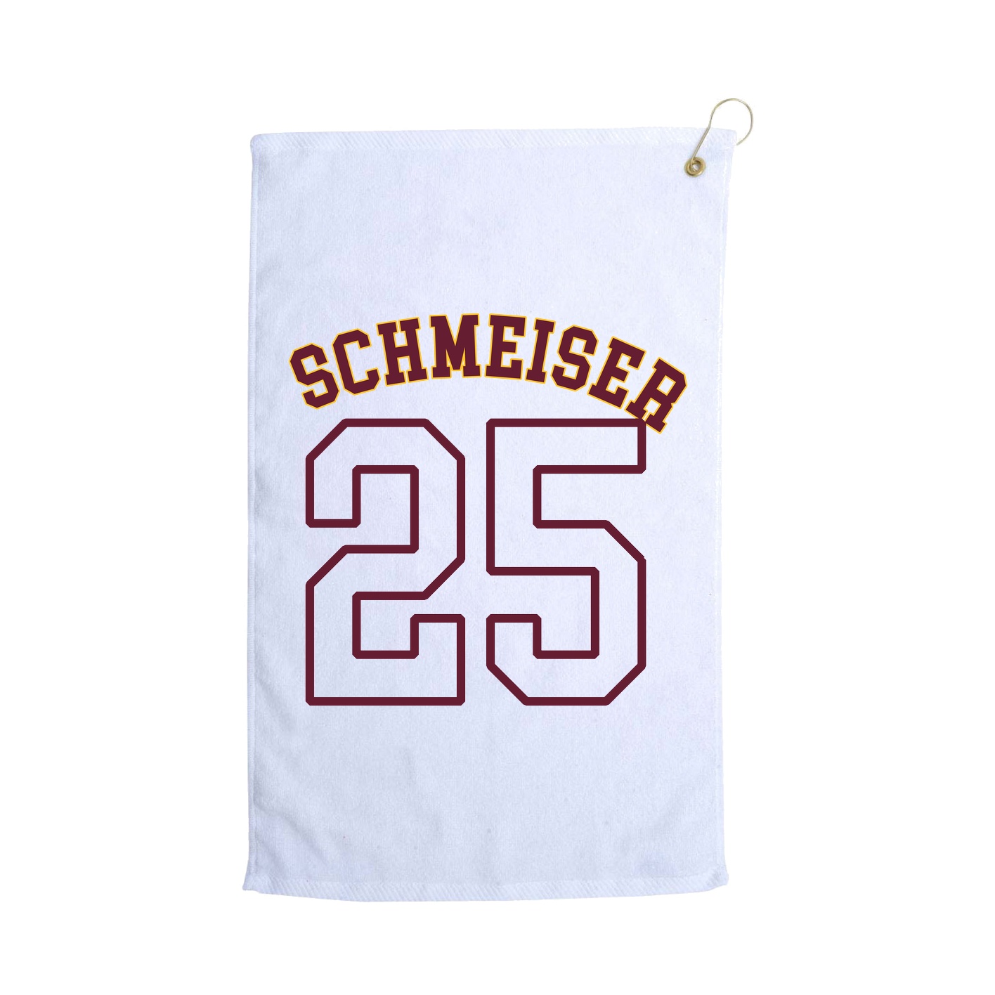 Golf Towel — Shirsey Arch in White