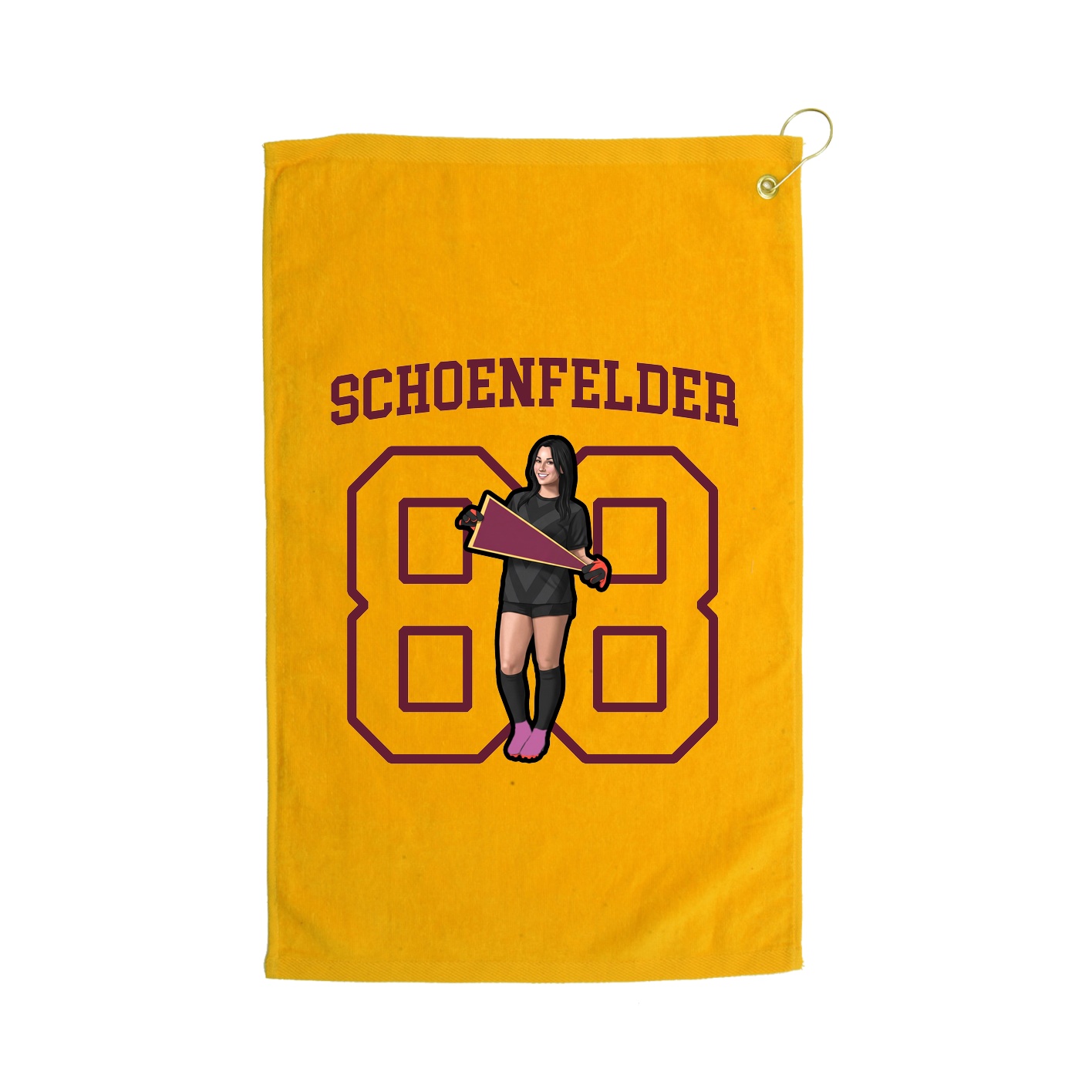 Golf Towel — Shirsey in Gold