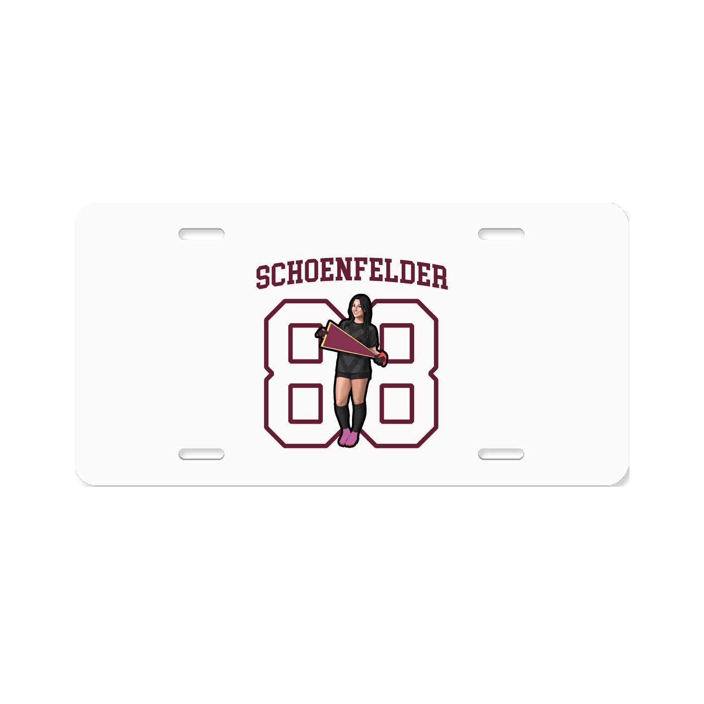 License Plate — Shirsey in Classic
