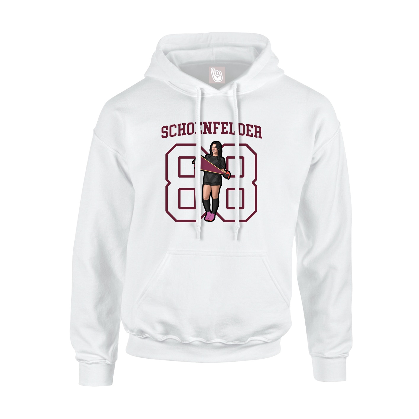 Youth Hoodie — Shirsey in White