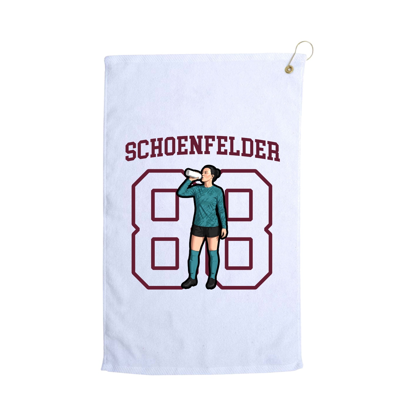 Golf Towel — Shirsey in White