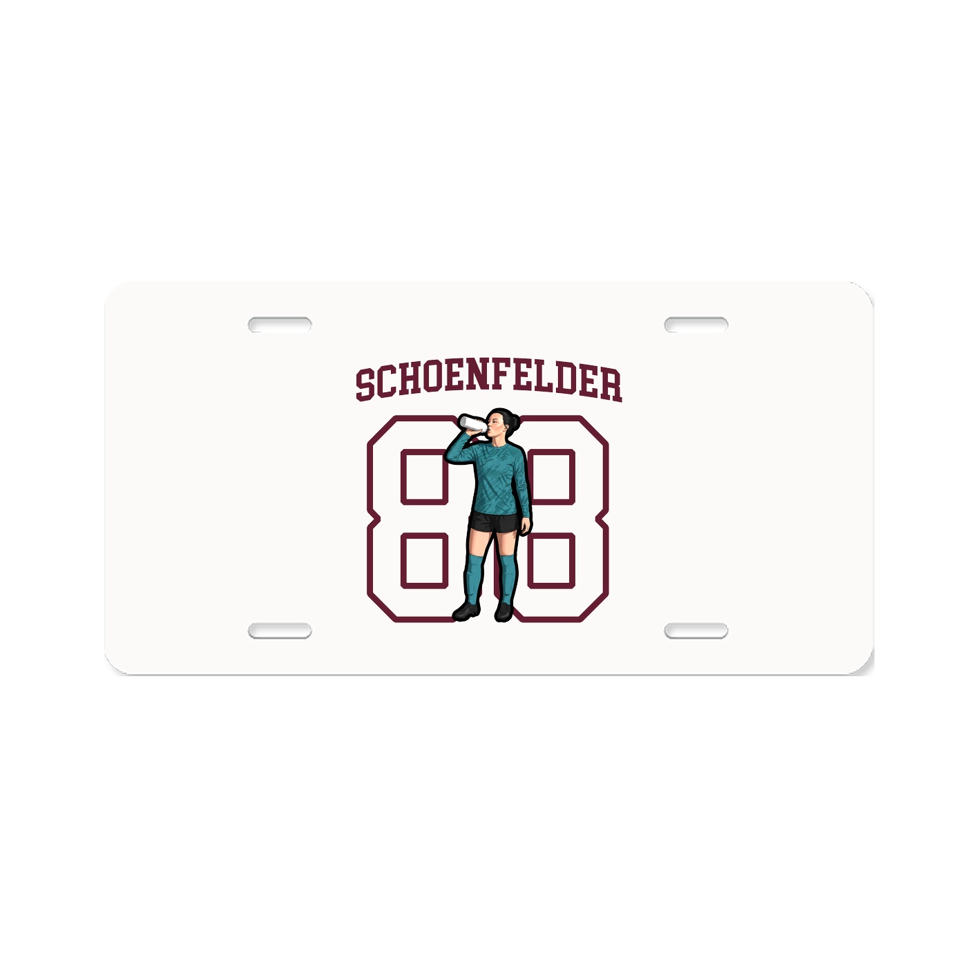 License Plate — Shirsey in Classic