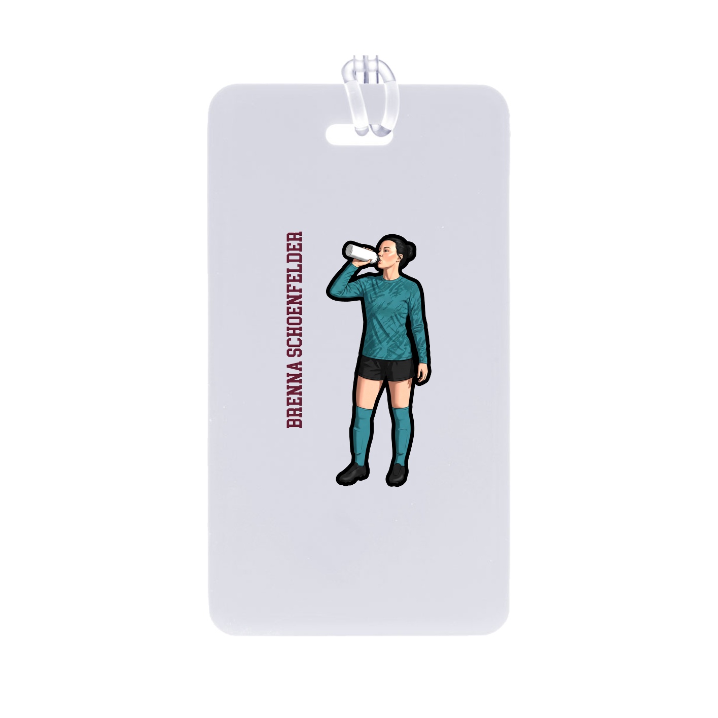 Bag Tag — Name Vertical in Classic