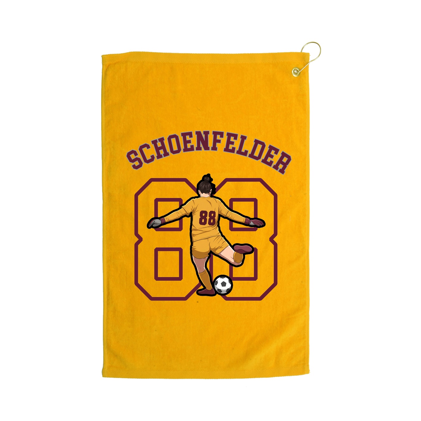 Golf Towel — Shirsey Arch in Gold