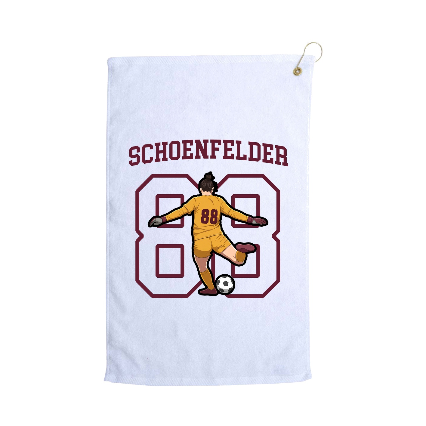 Golf Towel — Shirsey in White