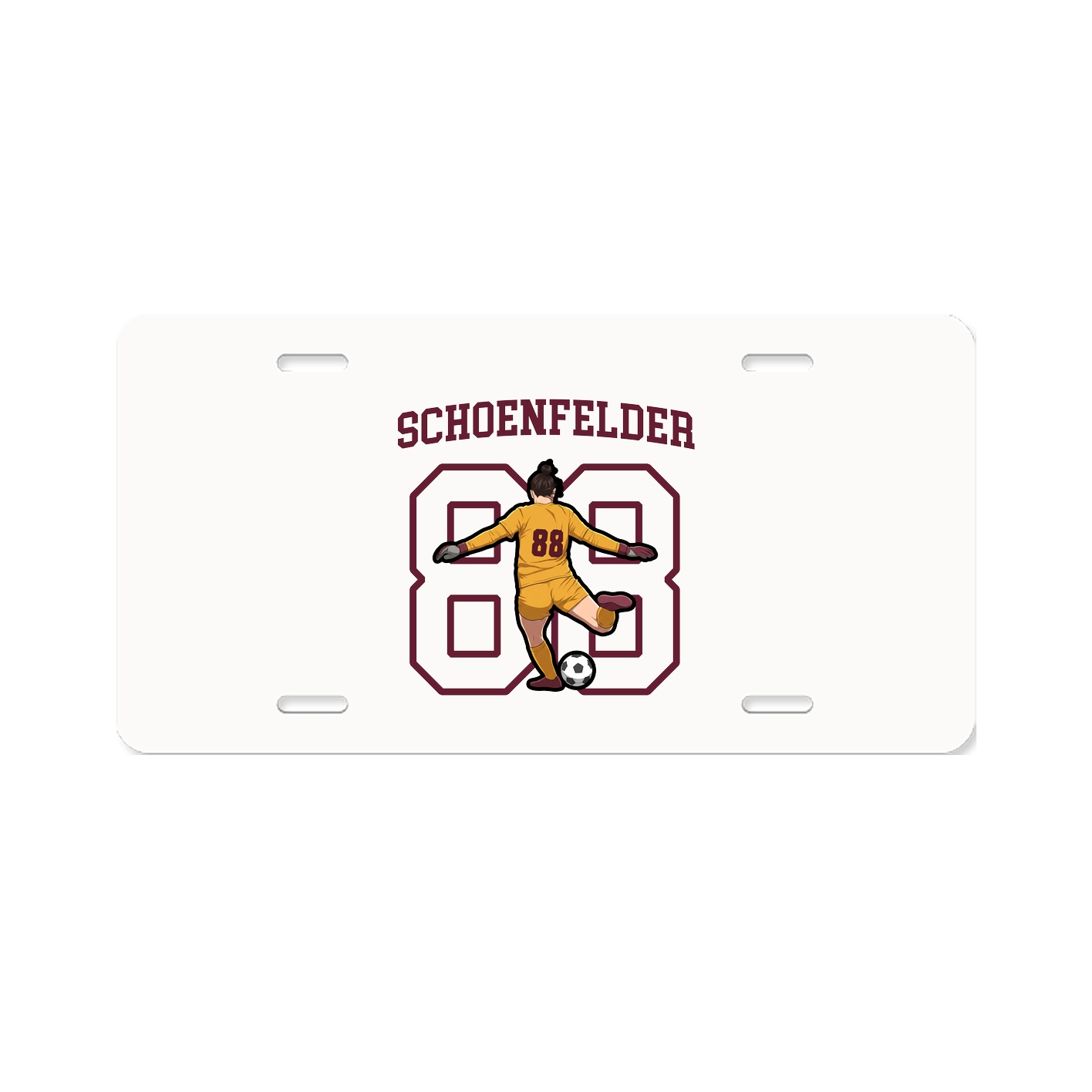 License Plate — Shirsey in Classic