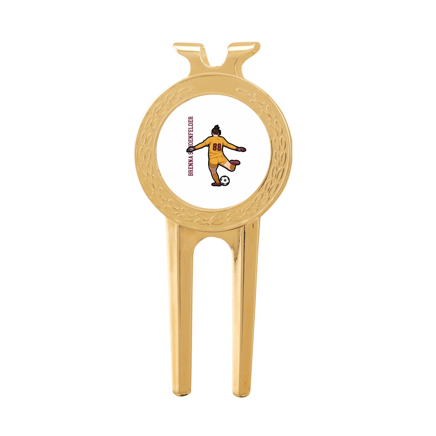 Divot Tool with Ball Marker — Name Vertical in Classic