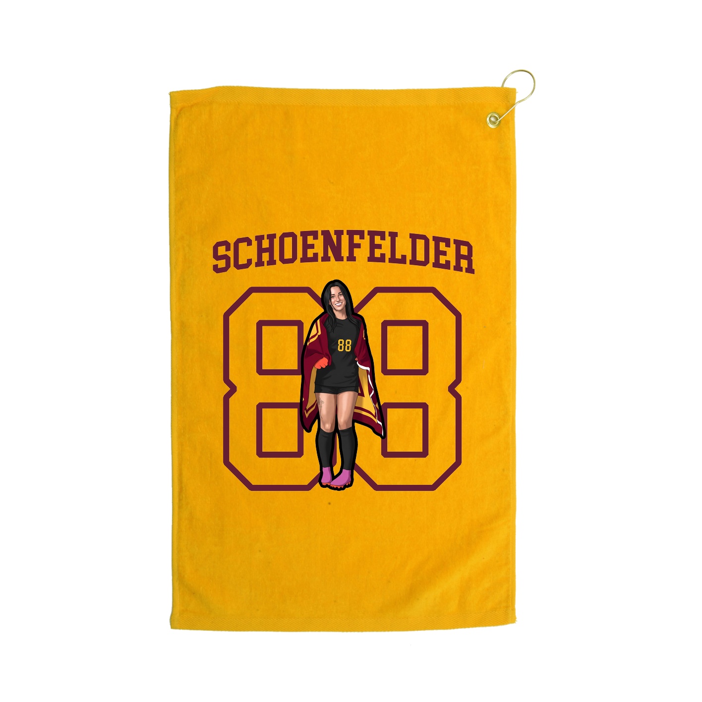 Golf Towel — Shirsey in Gold