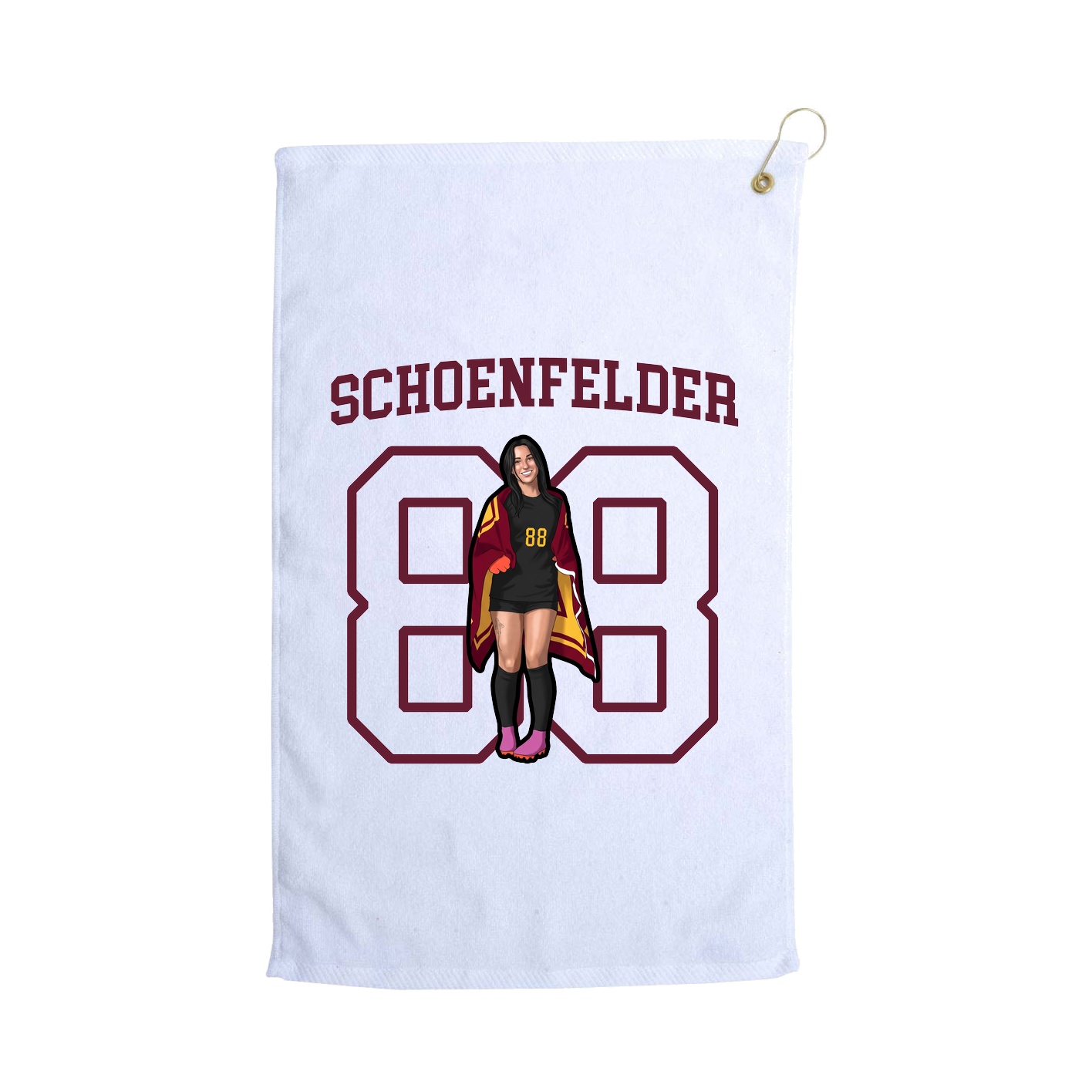Golf Towel — Shirsey in White