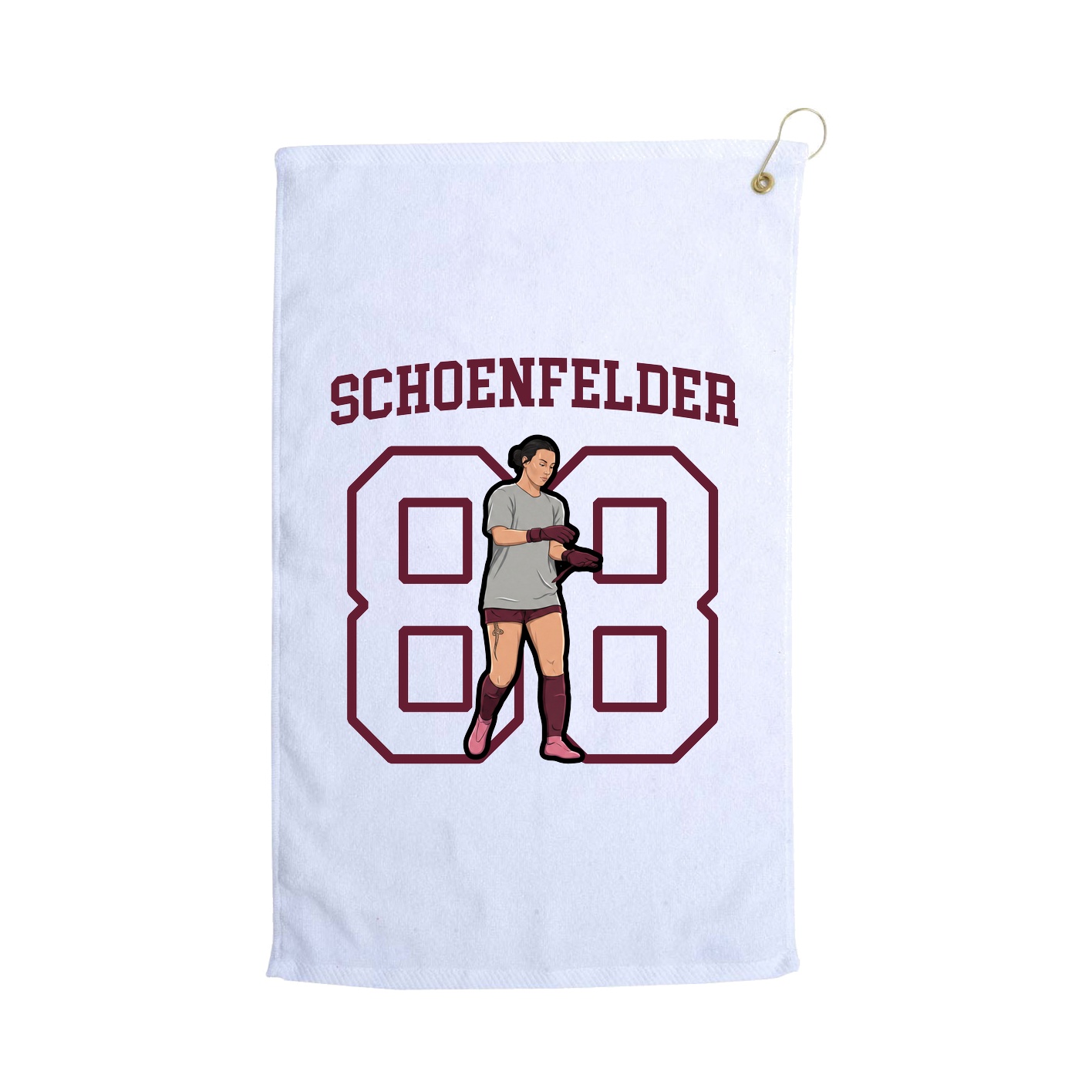 Golf Towel — Shirsey in White